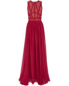 Elie Saab Sl Lace Georgete Lg Gown - Lyst