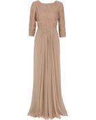 Elie Saab Sleeveless Lace Gown - Lyst