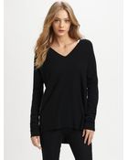Vince Double V Cashmere Sweater - Lyst