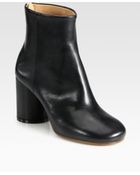 Maison Martin Margiela Leather Ankle Boots - Lyst