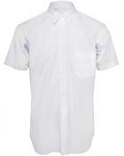 Comme Des Garçons Cut Out Short Sleeved Shirt White - Lyst