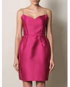 Lanvin Duchess Darting-Detail Dress - Lyst