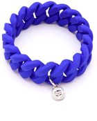 Marc By Marc Jacobs Rubber Turnlock Bracelet - Lyst