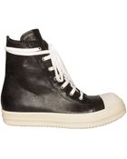 Rick Owens Monochrome Sneaker - Lyst