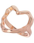 Topshop Cut Out Heart Ring - Lyst