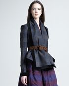 Burberry Prorsum Check Jacket - Lyst