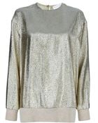 Stella McCartney Metallic Sweater - Lyst