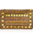 Matthew Williamson Embellished Suede Clutch - Lyst