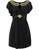 Alice By Temperley Mini Alma Embellished Silk Dress - Lyst