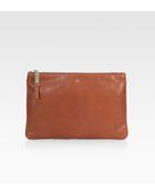 Jil Sander Fine Envelope Clutch - Lyst