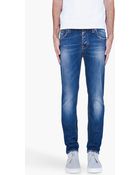 Nudie Jeans Blue Grim Tim Jeans - Lyst