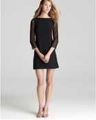 Tibi Shift Dress Combo with Three Quarter Sleeves - Lyst