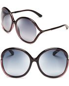Tom Ford Rhi Oversized Sunglasses - Lyst