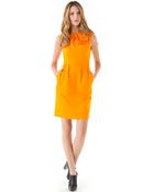 Nanette Lepore Waterfall Dress - Lyst