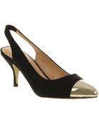 Office Bang On Court Black Microsuede - Lyst