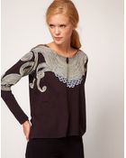 Sass & Bide Defy The Odds Placement Print Tee - Lyst