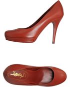 Yves Saint Laurent Rive Gauche Platform Pumps - Lyst