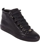 Balenciaga Arena High Trainers - Lyst