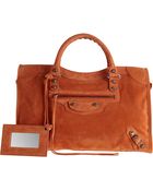 Balenciaga Baby Daim Classic City - Lyst