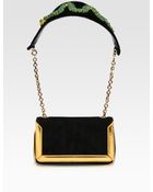 Christian Louboutin Artemis Mixed Media Shoulder Bag - Lyst
