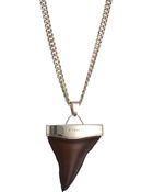 Givenchy Wooden Sharks Tooth Pendant Necklace - Lyst