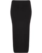 Topshop Black Double Layer Tube Skirt - Lyst