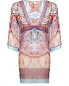Gottex Printed Silk Chiffon Kaftan - Lyst