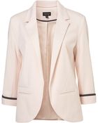Topshop Ponte Boyfriend Blazer - Lyst