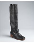 Pour La Victoire Black Leather Vance Boots - Lyst