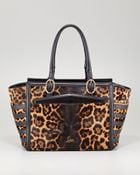 Christian Louboutin Farida Leopard Print Bowler - Lyst