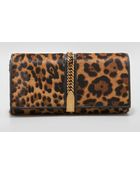 Christian Louboutin Alina Leopardprint Calf Hair Clutch - Lyst
