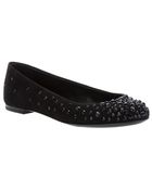 Giuseppe Zanotti Gem Embellished Ballet Pump - Lyst