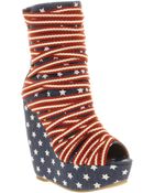 Jeffrey Campbell Ping Pong Wedge Ankle Bt - Lyst