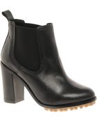 Asos Asos Aeroplane Chelsea Leather Ankle Boots - Lyst