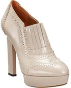 Givenchy Wingtip Platform Shoe Bootie - Lyst