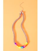 Nasty Gal Rainbow Chain Necklace - Lyst