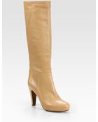 See By Chloé Leather Platform Kneehigh Boots - Lyst
