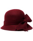 Brooks Brothers Heathered Bow Cloche - Lyst