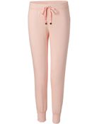 Juicy Couture Petal Pink Lace trimmed Pants - Lyst