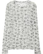 Acne Studios Printed Cottonjersey Top - Lyst