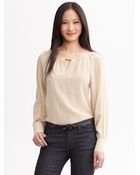 Banana Republic Heritage Gia Silk Blouse - Lyst
