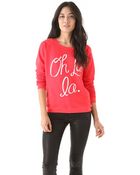 Zoe Karssen Oh La La Sweatshirt - Lyst