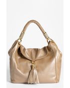 Michael Kors Tonne Large Leather Hobo - Lyst