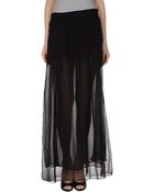 Theyskens' Theory Long Skirt - Lyst