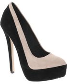 Asos Asos Paradise Suede Platform Court Shoes - Lyst