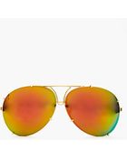 Nasty Gal Laser Aviator Shades - Lyst