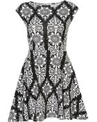Topshop Chinoiserie Flippy Tunic - Lyst