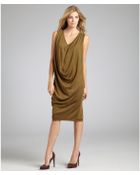 Alexander McQueen Knit V-Neck Sleeveless Dress - Lyst