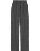 Saint Laurent Wide-leg Stretch-wool Pants - Lyst