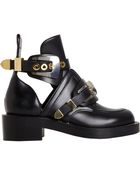 Balenciaga Buckle Ankle Boot - Lyst